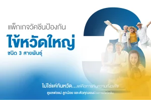 วัคซีนไข้หวัดใหญ่ 3 สายพันธุ์ ราคา 690 บาท