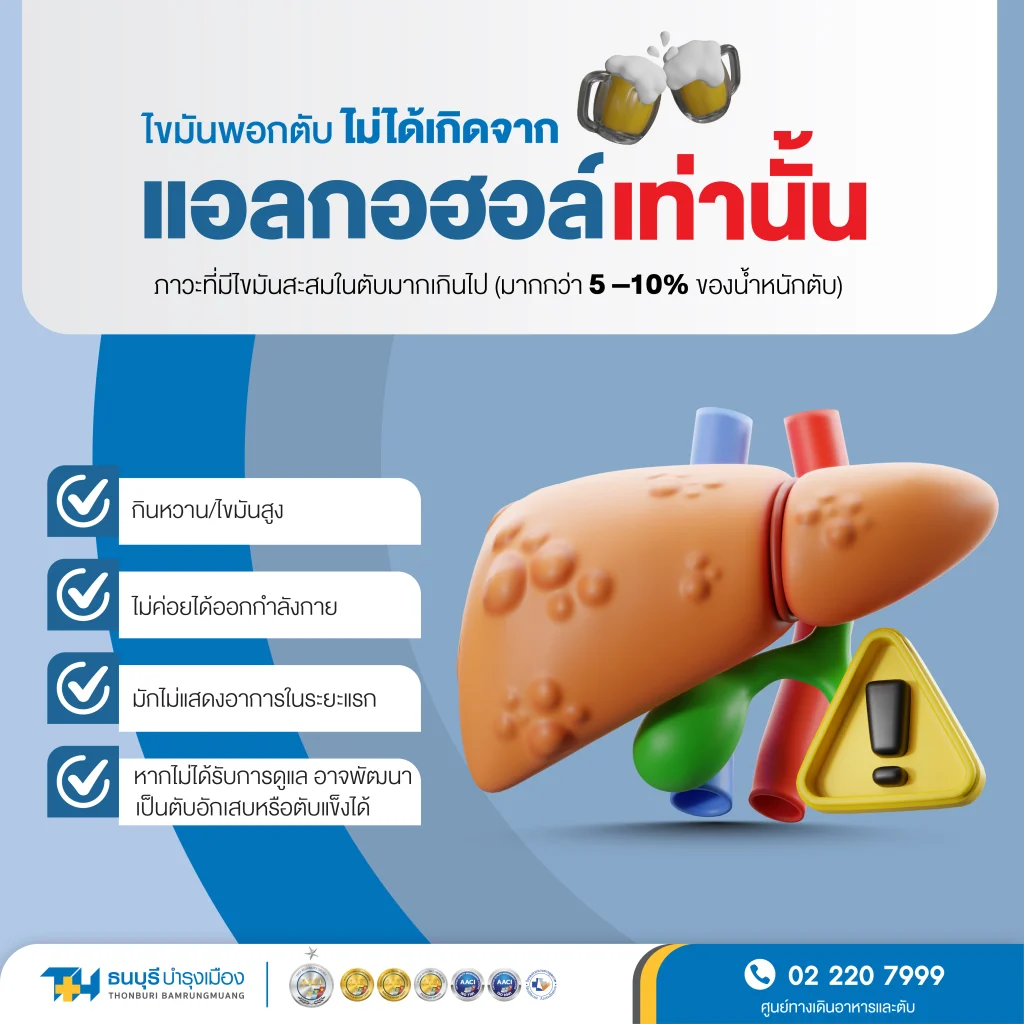 ไขมันพอกตับ (NAFLD) คืออะไร และเกิดขึ้นได้อย่างไร